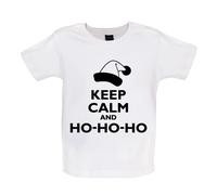 Keep Calm And Ho - Bambino T-Shirt / Body - Babbo Natale Divertente