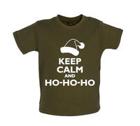 Keep Calm And Ho - Bambino T-Shirt / Body - Babbo Natale Divertente