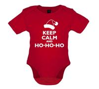 Keep Calm And Ho - Bambino T-Shirt / Body - Babbo Natale Divertente