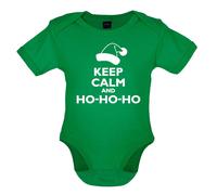Keep Calm And Ho - Bambino T-Shirt / Body - Babbo Natale Divertente