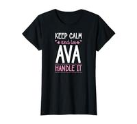 Keep Calm And Let AVA Handle It Chill Nome Maglietta