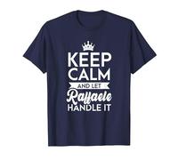 Keep Calm And Let Raffaele Handle It Nome Raffaele Maglietta, Uomo, Navy, S
