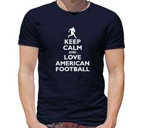 Keep Calm And Love Football Americano - T-Shirt - Player Love Ventaglio
