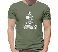 Keep Calm And Love Football Americano - T-Shirt - Player Love Ventaglio