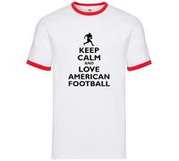 Keep Calm And Love Football Americano - Uomo Suoneria - Player Love Ventola