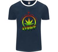 Keep Calm And Love Reggae Musica Uomo Ringer Fotl