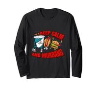 Keep Calm And Mukbang Quantità Mangiare Mukbang Maglia a Manica