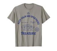 Keep Calm And Open Packs Treasure Trading Card Maglietta