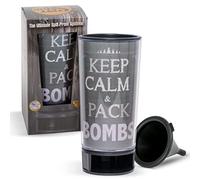 Keep Calm and Pack Bombs Spit Bud Portable Spittoon with Can Opener: The Ultimate Spill-Proof Spitter by Spitbud by Spit Bud