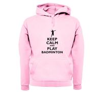 Keep Calm And Play Badminton - Adulti Felpa/Maglione - Racchetta Player Love