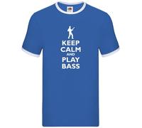 Keep Calm And Play Bass Chitarra - Uomo Suoneria - Rock Chitarrista Musica