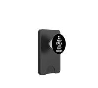 Keep Calm and Play - Gioco di carte da poker umorismo PopSockets PopWallet per MagSafe