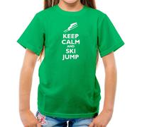 Keep Calm And Sci Salto - T-Shirt - Sci Neve Love Slope Sport Invernali