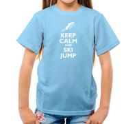Keep Calm And Sci Salto - T-Shirt - Sci Neve Love Slope Sport Invernali