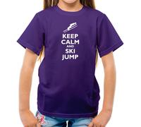 Keep Calm And Sci Salto - T-Shirt - Sci Neve Love Slope Sport Invernali