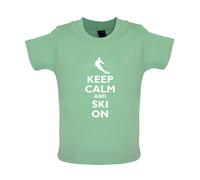 Keep Calm And Sci Su - Bambino T-Shirt / Body - Sciatore Sci Neve Sciatore