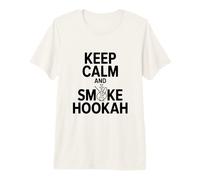 Keep Calm And Smoke Hookah Cool Hookah Amante Maglietta Premium