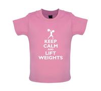Keep Calm And Sollevamento Pesi - Bambino T-Shirt / Body - Sollevamento Peso