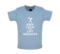Keep Calm And Sollevamento Pesi - Bambino T-Shirt / Body - Sollevamento Peso