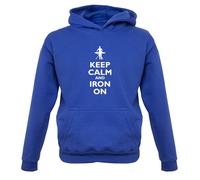 Keep Calm And Termoadesivo - Bambini Felpa/Maglione - Stirare Pulizia Divertente