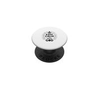 Keep Calm and Trust God Messaggio cristiano ispiratore PopSockets PopGrip Adesivo