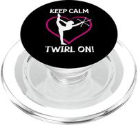 Keep Calm And Twirl On - Divertente Twirling PopSockets PopGrip per MagSafe