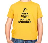 Keep Calm And Watch Snooker - T-Shirt - 147 Crogiolo Player Ronnie Cue