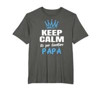 Keep Calm Annuncio Gravidanza Papà Presto Diventa Mamma Neo Maglietta