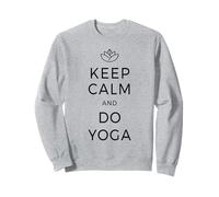 Keep Calm & Do Yoga Om Meditazione Chakra Felpa