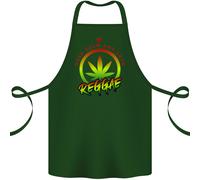 Keep Calm E Ama La Musica Reggae Grembiule In Cotone 100% Biologico