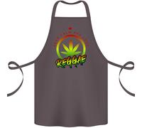 Keep Calm E Ama La Musica Reggae Grembiule In Cotone 100% Biologico