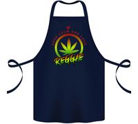 Keep Calm E Ama La Musica Reggae Grembiule In Cotone 100% Biologico