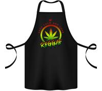 Keep Calm E Ama La Musica Reggae Grembiule In Cotone 100% Biologico