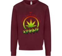 Keep Calm E Ama La Musica Reggae Uomo Felpa