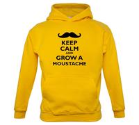 Keep Calm E Fai Crescere Un Baffo - Felpa Per Bambini - Mo Beard Facial Hair