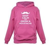 Keep Calm E Fai Crescere Un Baffo - Felpa Per Bambini - Mo Beard Facial Hair
