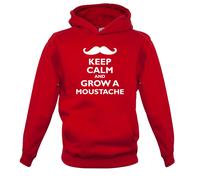 Keep Calm E Fai Crescere Un Baffo - Felpa Per Bambini - Mo Beard Facial Hair