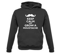 Keep Calm E Fai Crescere Un Baffo - Felpa Per Bambini - Mo Beard Facial Hair