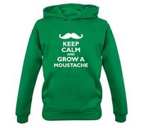 Keep Calm E Fai Crescere Un Baffo - Felpa Per Bambini - Mo Beard Facial Hair