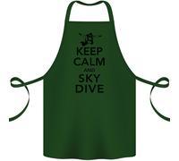 Keep Calm E Fai Paracadutismo Divertente Grembiule In Cotone 100% Biologico