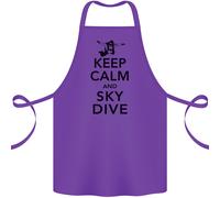 Keep Calm E Fai Paracadutismo Divertente Grembiule In Cotone 100% Biologico