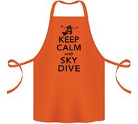 Keep Calm E Fai Paracadutismo Divertente Grembiule In Cotone 100% Biologico