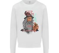 Keep Calm E Lascia Andare Quella Cosa Uomo Felpa Maglione