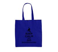 Keep Calm E Vai A Fare Snowboard - Borsa In Tela - Snowboarder