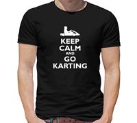 Keep Calm E Vai A Karting Maglietta Uomo - Go Kart - GoKarting - Corsa - GoKart