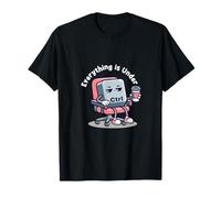 Keep Calm Everything is Under Ctrl Witty Tech Tee Maglietta