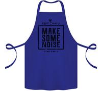 Keep Calm & Fare un Tocco Di Rumore Rock N Roll Cotone Grembiule 100% Biologico