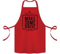 Keep Calm & Fare un Tocco Di Rumore Rock N Roll Cotone Grembiule 100% Biologico