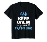 Keep Calm Fratellino Annuncio Gravidanza Fratello Maggiore Maglietta