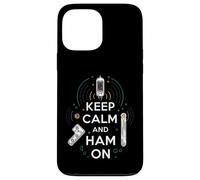 Keep Calm Ham On Radio Operator Amateur Radio Tube Custodia per iPhone 13 Pro Max
